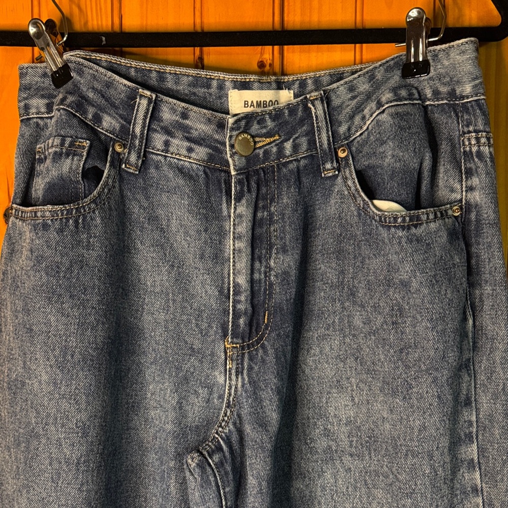 BAMBOO Denim Wide Leg Jeans - Picture 3 of 9